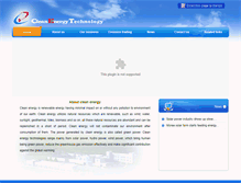 Tablet Screenshot of cleanenergy-tech.com